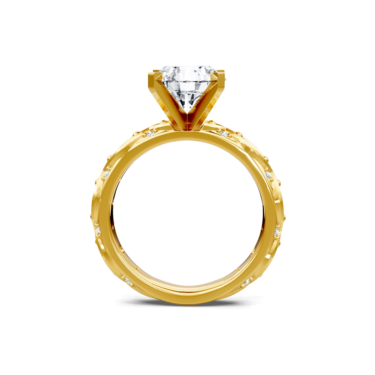 Engagement Collections Engagement Rings in Yellow Gold containing Diamond 463282