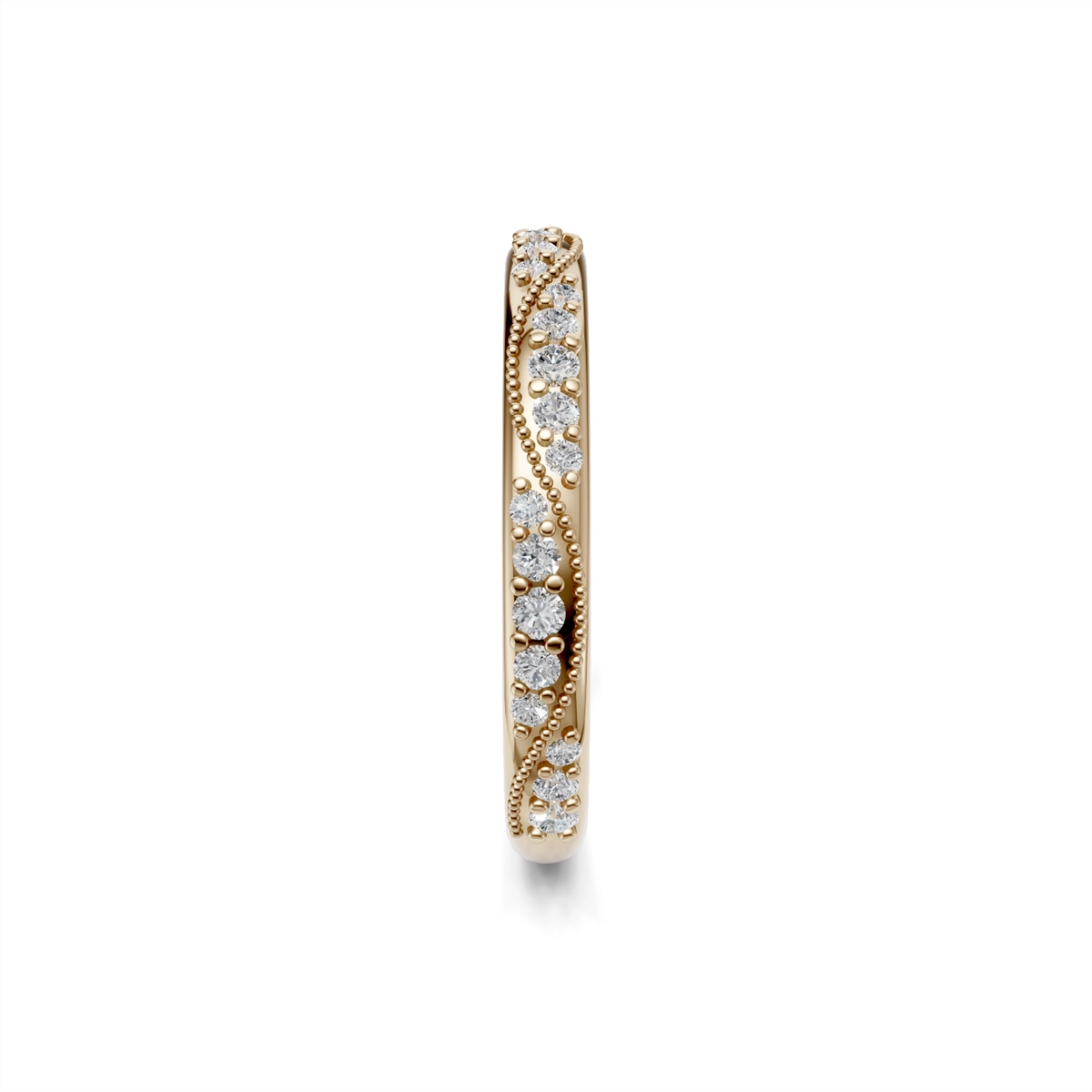Wedding Bands Wedding Rings in Yellow Gold containing Diamond 463284