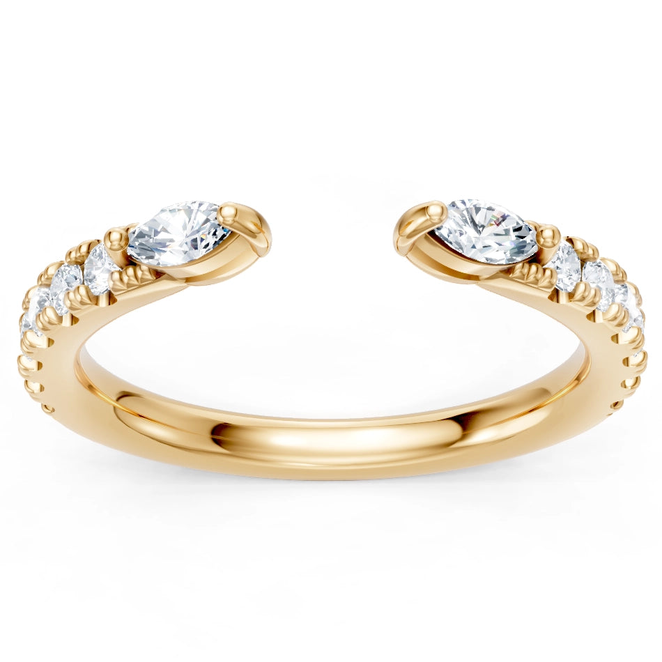 Wedding Bands Wedding Rings in Yellow Gold containing Diamond 463285