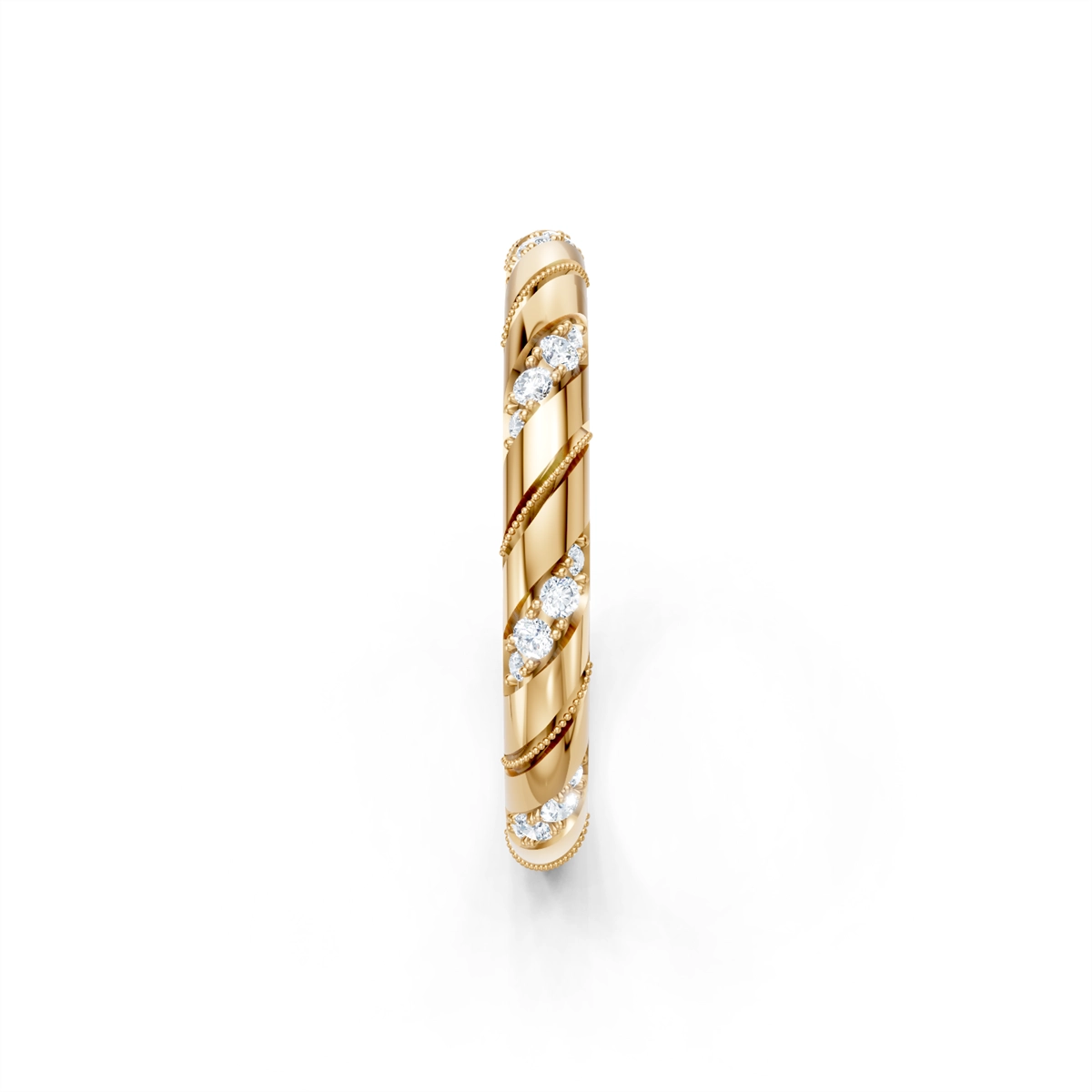 Wedding Bands Wedding Rings in Yellow Gold containing Diamond 463290