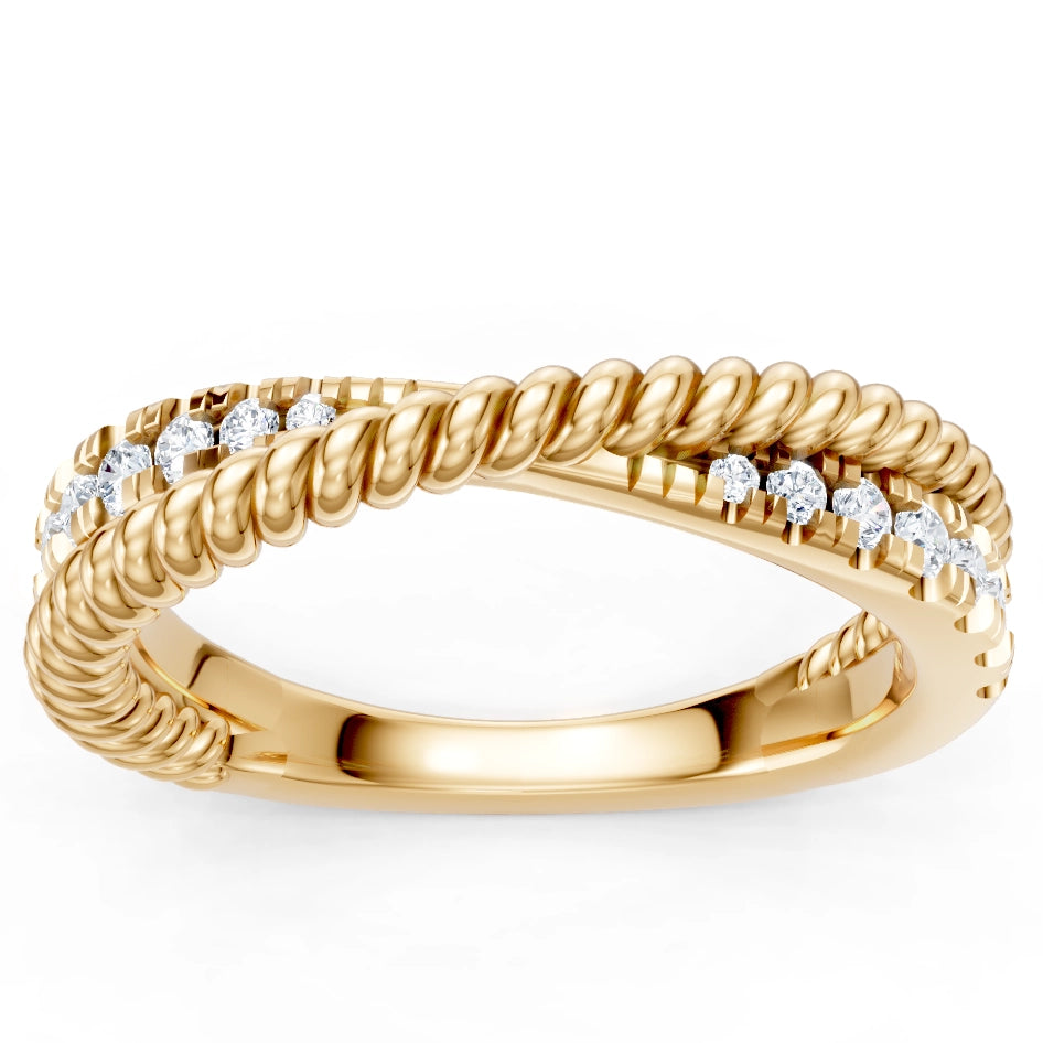 Wedding Bands Rings in Yellow Gold containing Diamond 463291