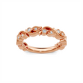 Wedding Bands Wedding Rings in Rose Gold containing Diamond 463292