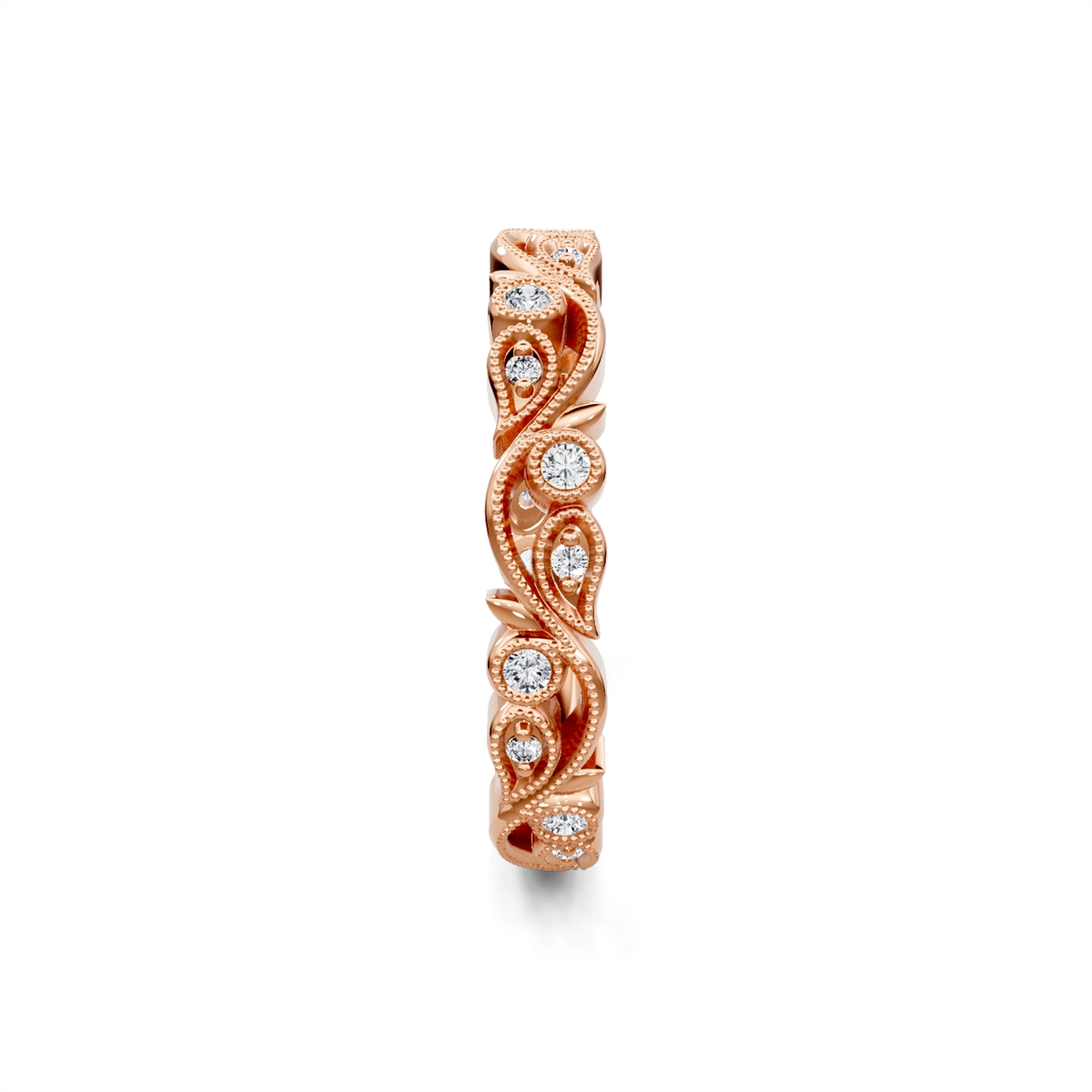 Wedding Bands Wedding Rings in Rose Gold containing Diamond 463292