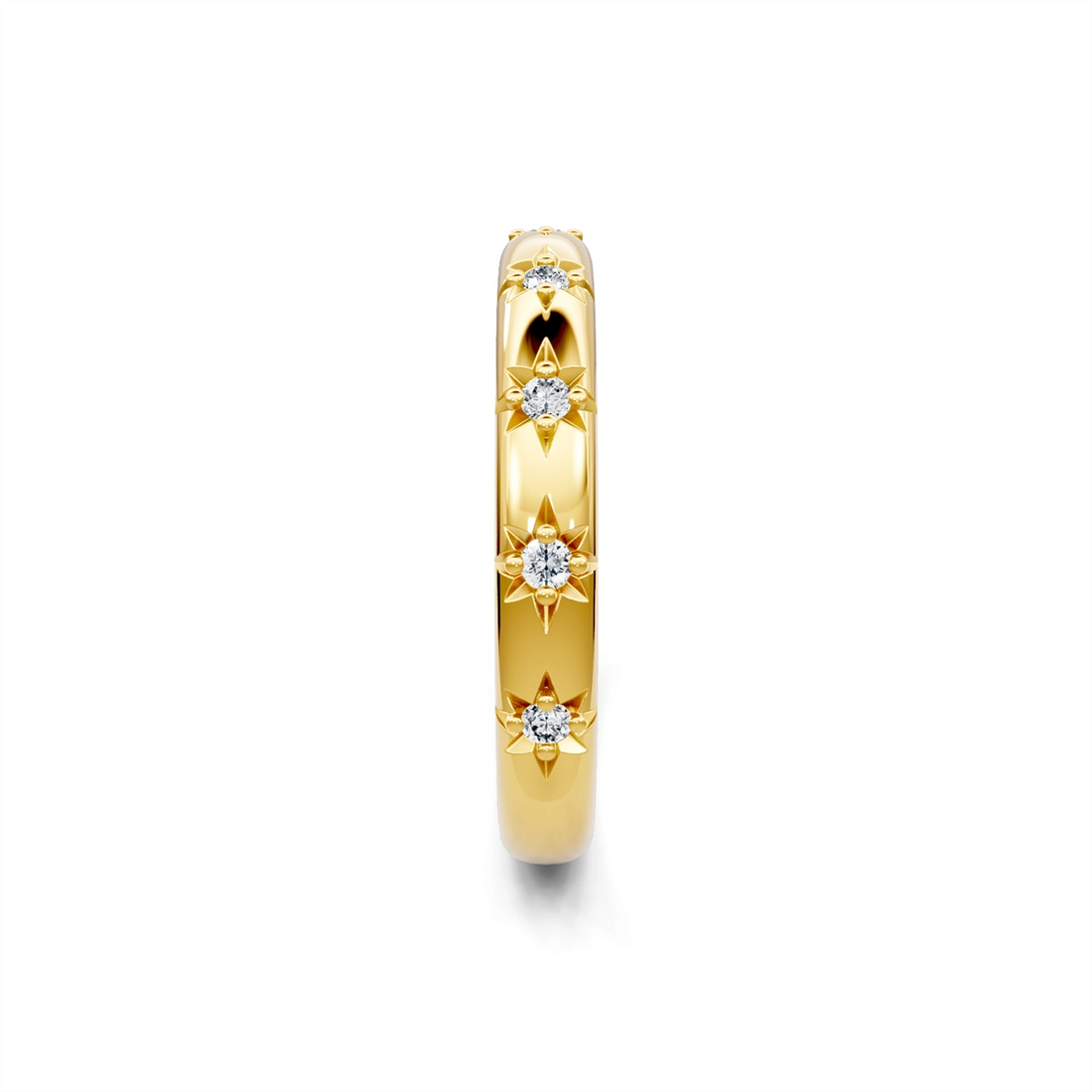 Wedding Bands Rings in Yellow Gold containing Diamond 463294