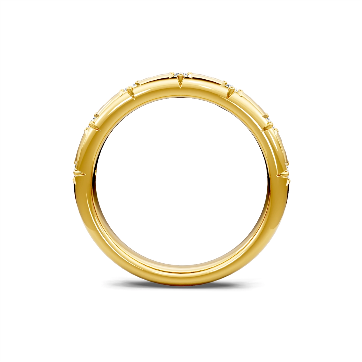 Wedding Bands Rings in Yellow Gold containing Diamond 463294