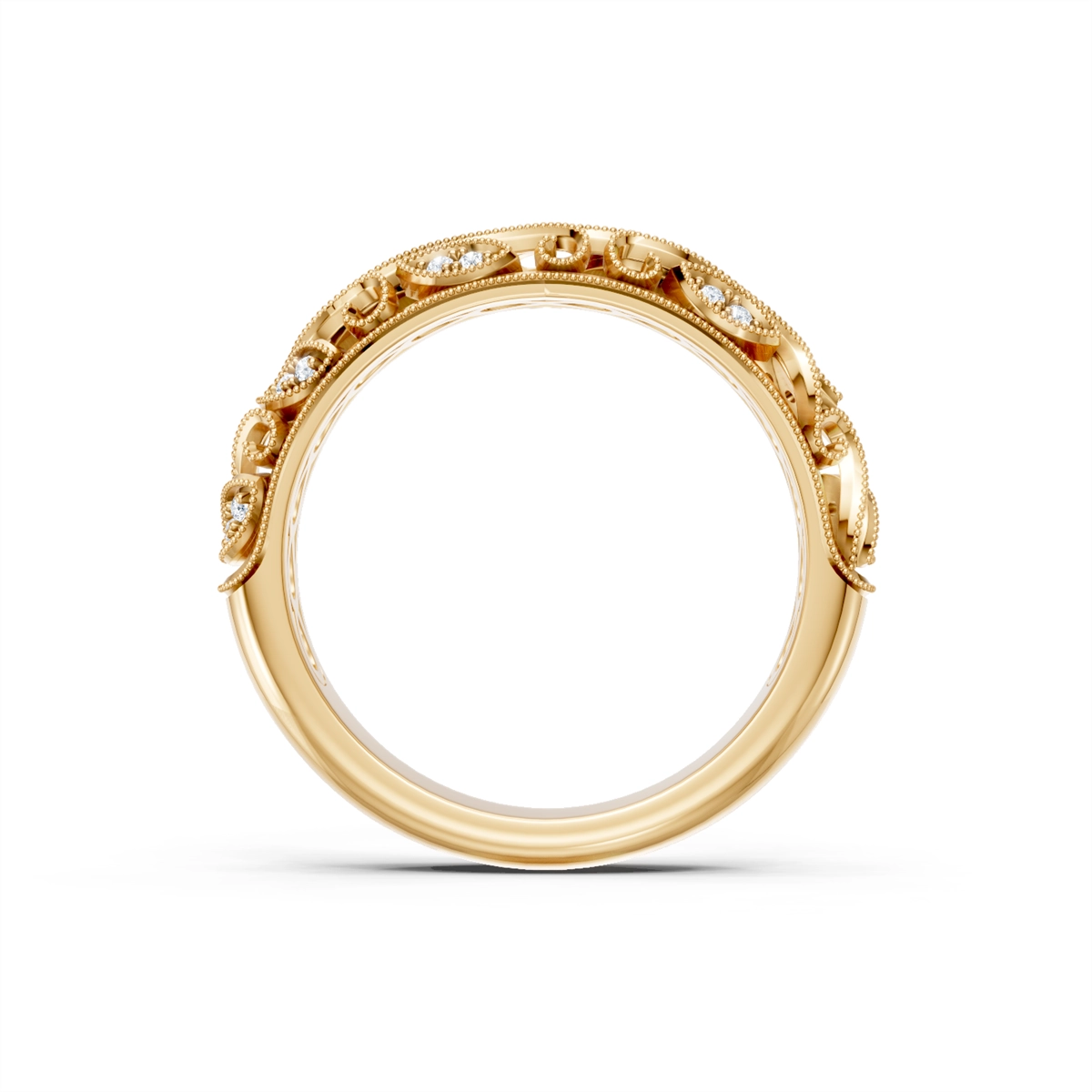 Wedding Bands Wedding Rings in Yellow Gold containing Diamond 463296