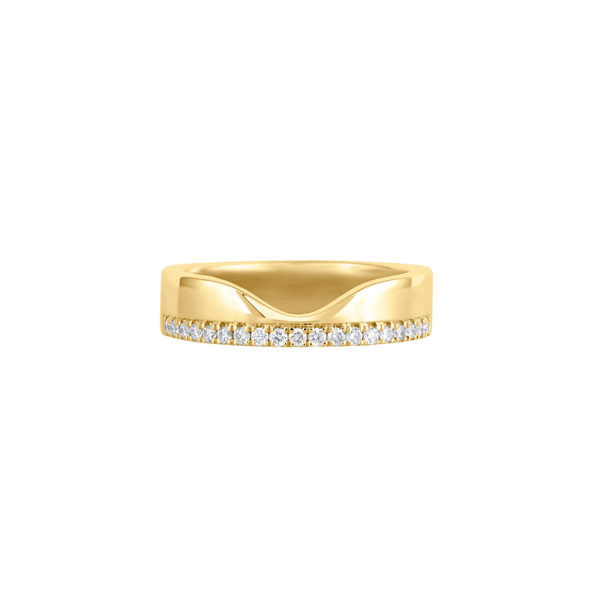 Wedding Bands Wedding Rings in Yellow Gold containing Diamond 463374