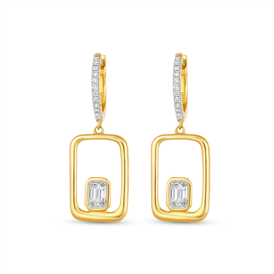 Earrings Earrings in Yellow Gold containing Diamond 463411