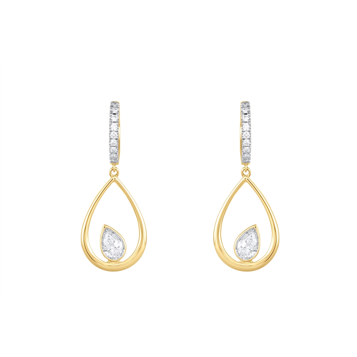 Earrings Earrings in Yellow Gold containing Diamond 463412