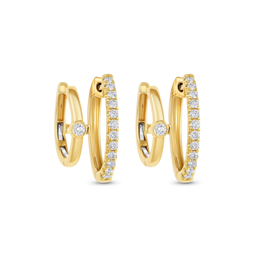 Earrings Earrings in Yellow Gold containing Diamond 463419