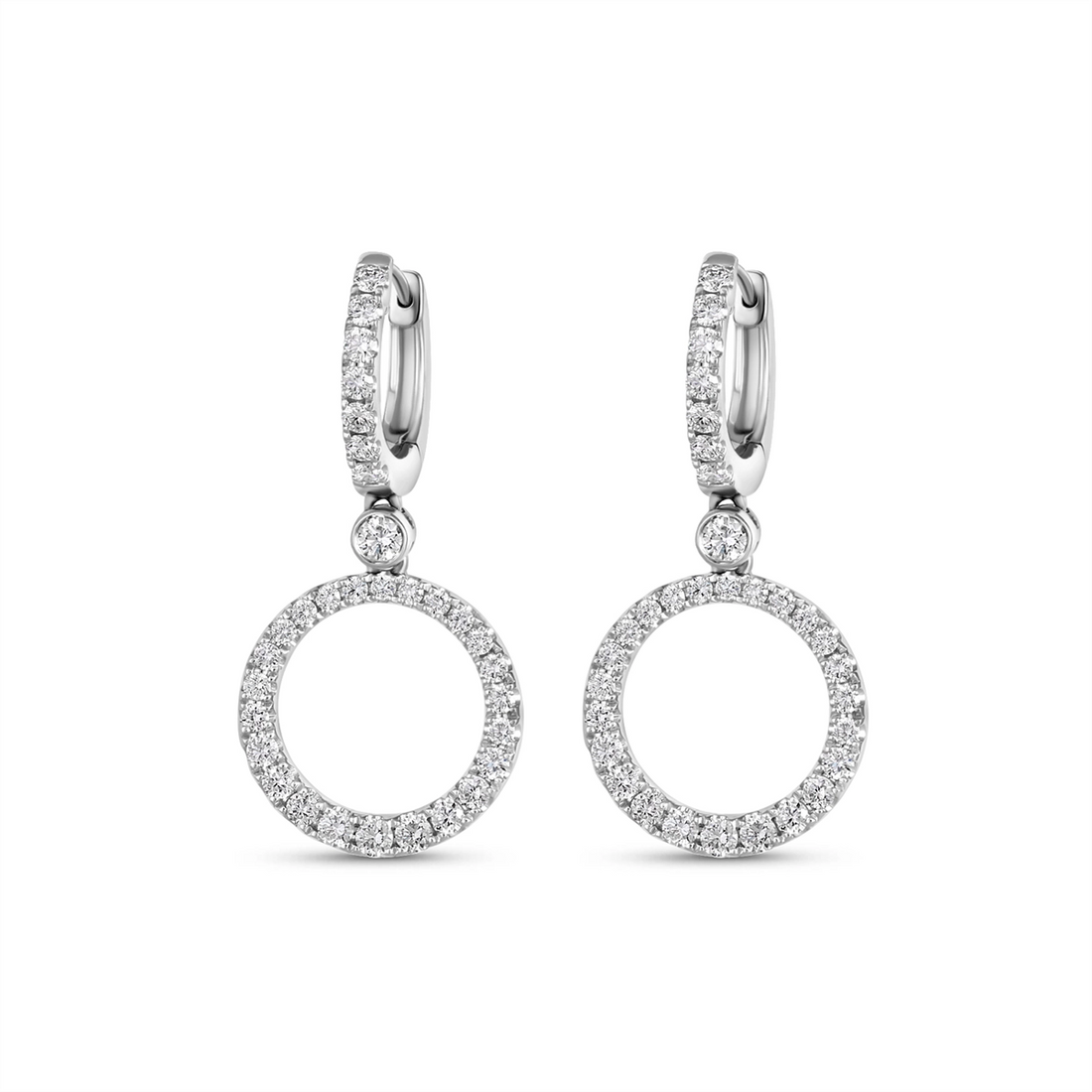 Earrings Earrings in White Gold containing Diamond 463422