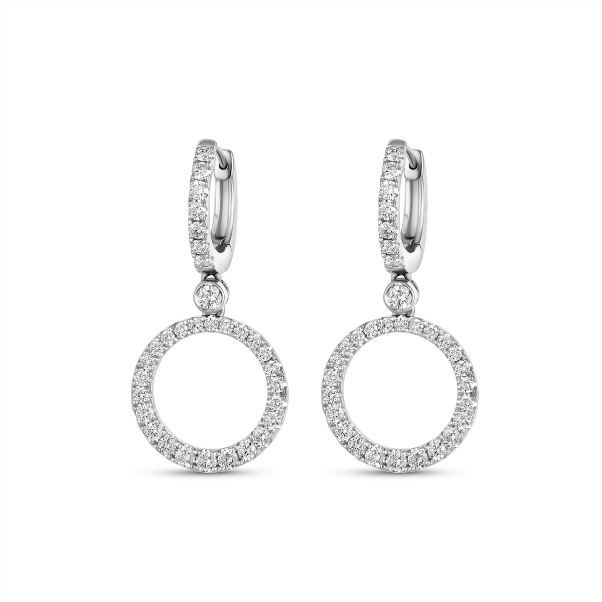 Earrings Earrings in White Gold containing Diamond 463422