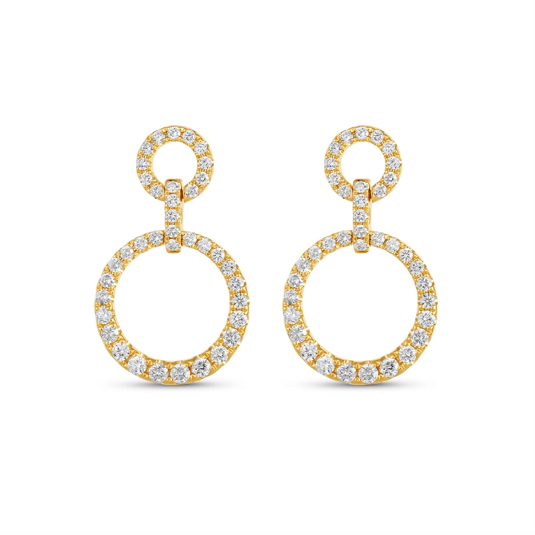 Earrings Earrings in Yellow Gold containing Diamond 463427