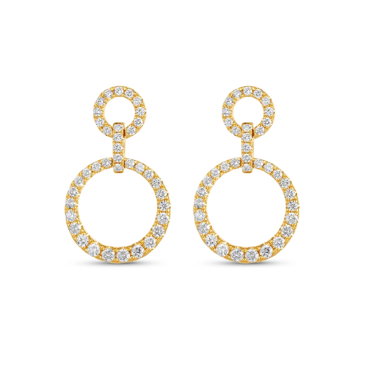Earrings Earrings in Yellow Gold containing Diamond 463427