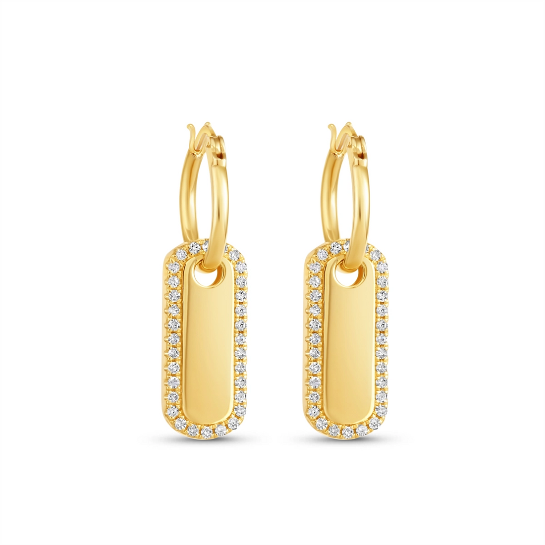 Earrings Earrings in Yellow Gold containing Diamond 463434