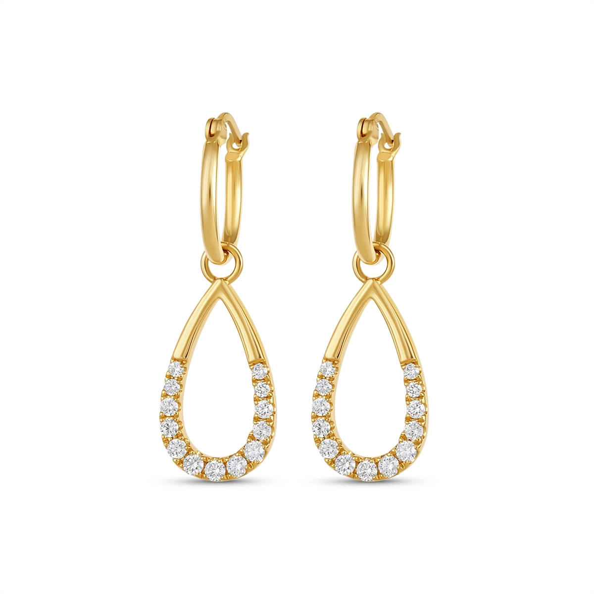 Earrings Earrings in Yellow Gold containing Diamond 463437