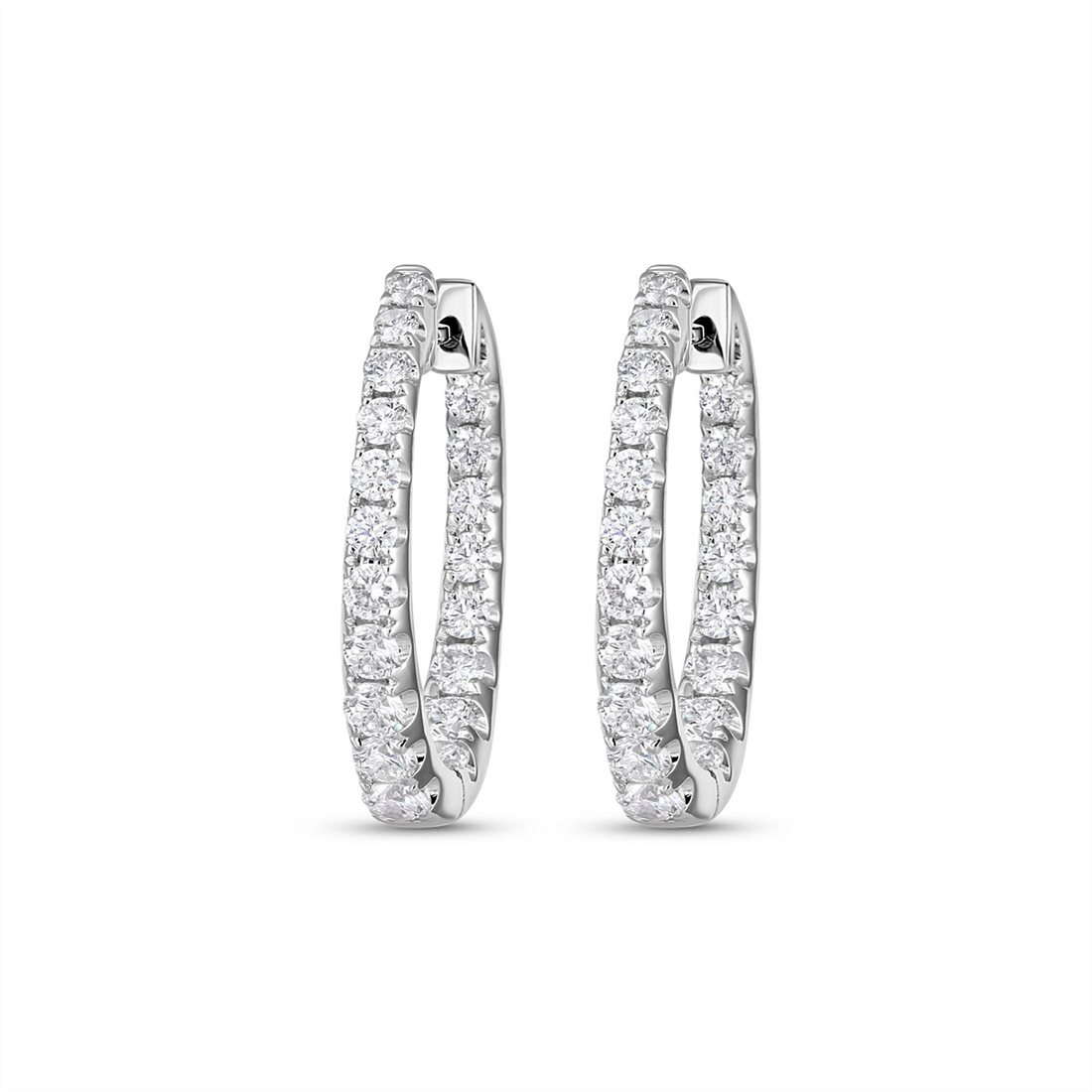 Earrings Earrings in White Gold containing Diamond 463440