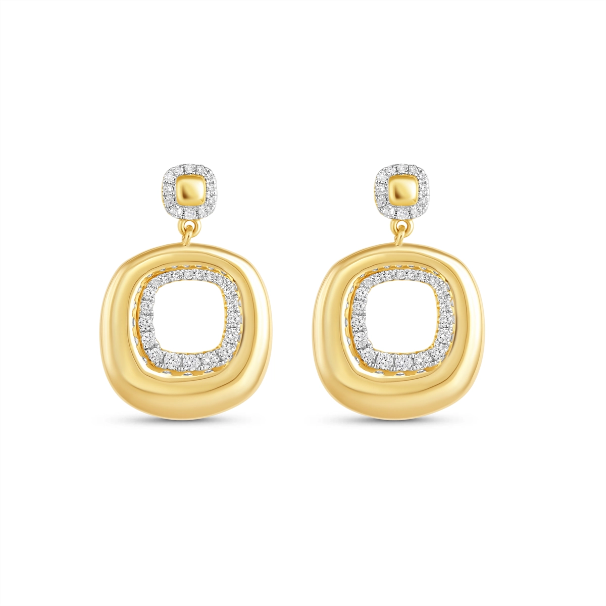 Earrings Earrings in Mixed Metals containing Diamond 463453