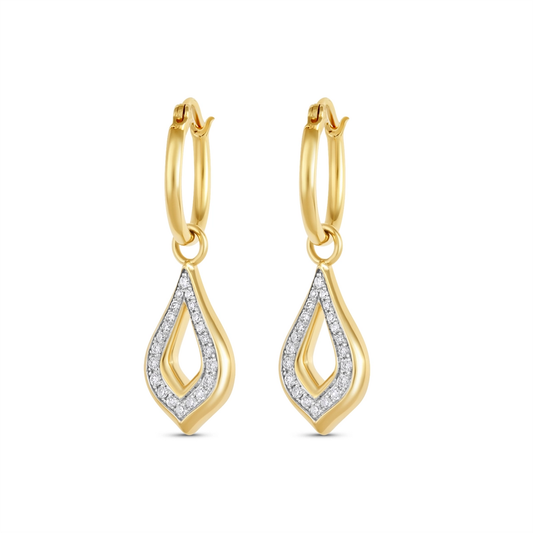 Earrings Earrings in Mixed Metals containing Diamond 463455
