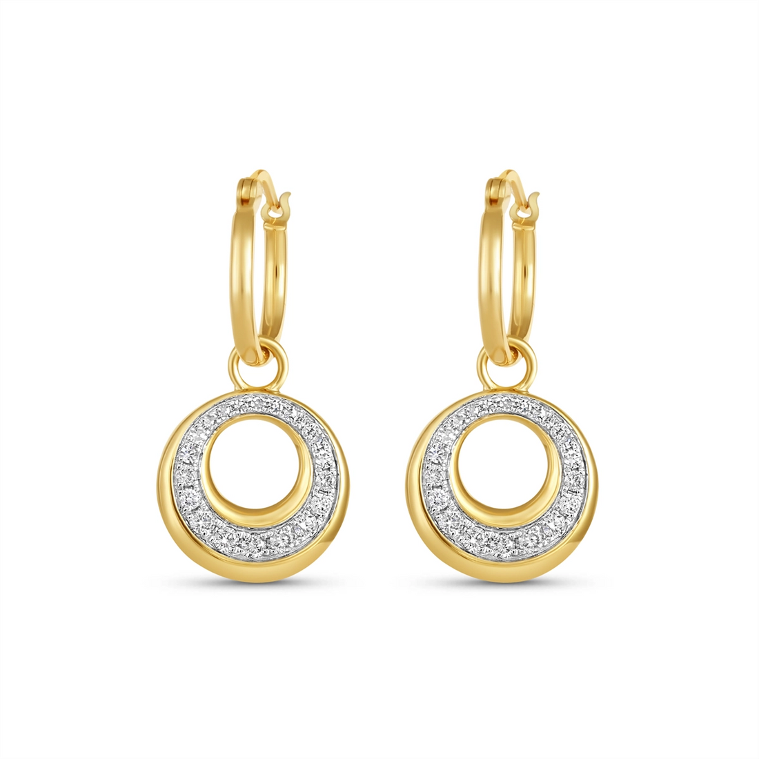 Earrings Earrings in Mixed Metals containing Diamond 463456