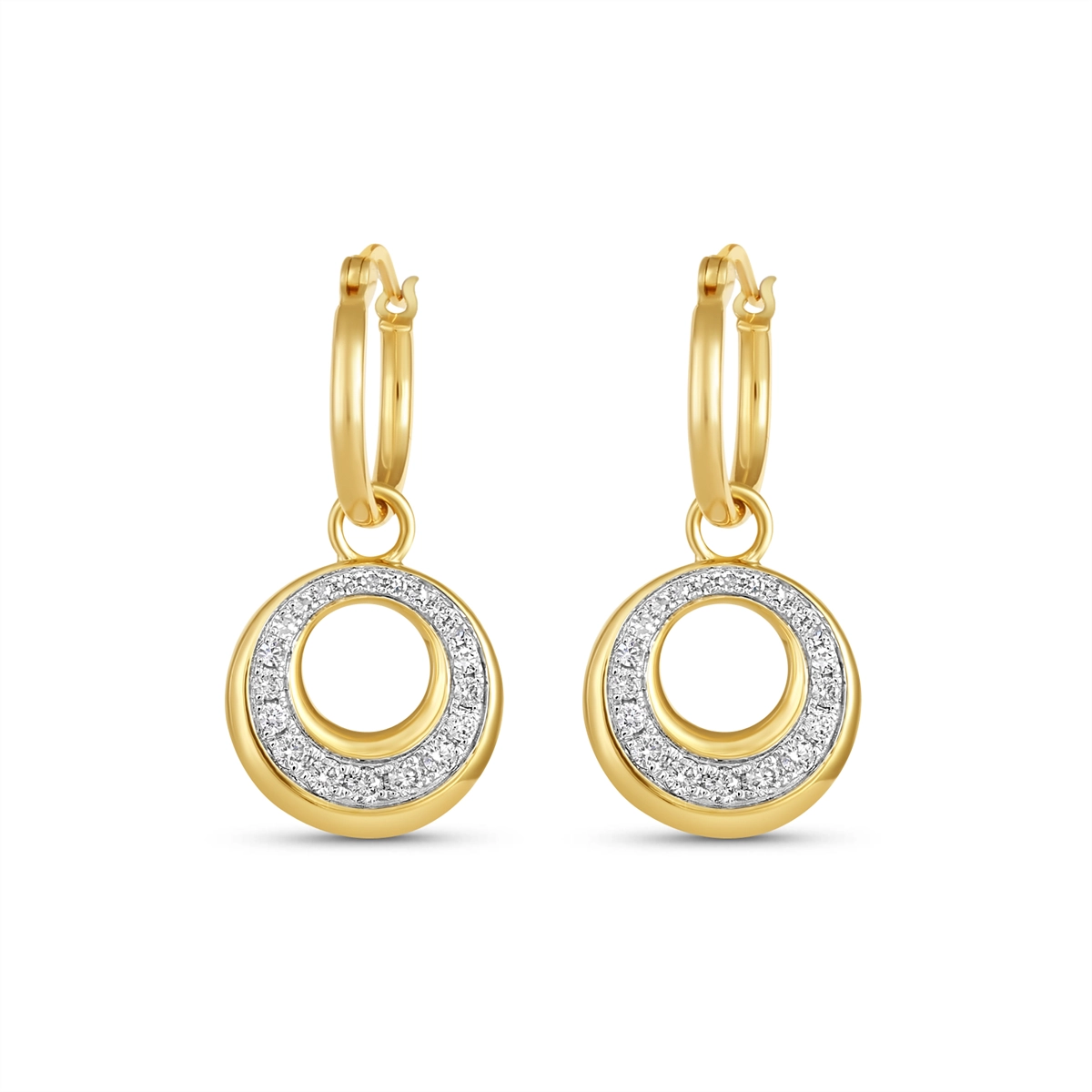 Earrings Earrings in Mixed Metals containing Diamond 463456