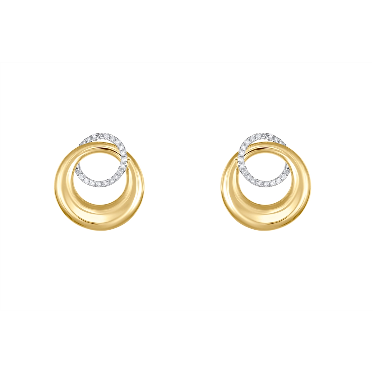 Earrings Earrings in Mixed Metals containing Diamond 463457