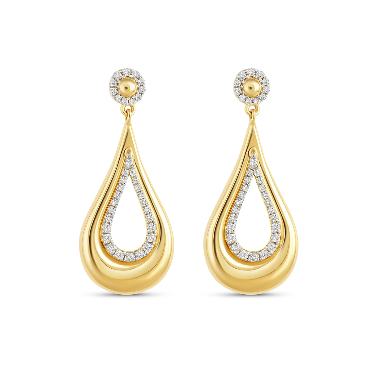 Earrings Earrings in Mixed Metals containing Diamond 463458