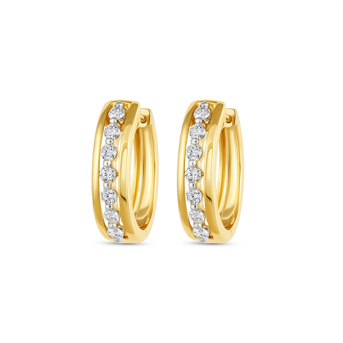 Earrings Earrings in Yellow Gold containing Diamond 463459