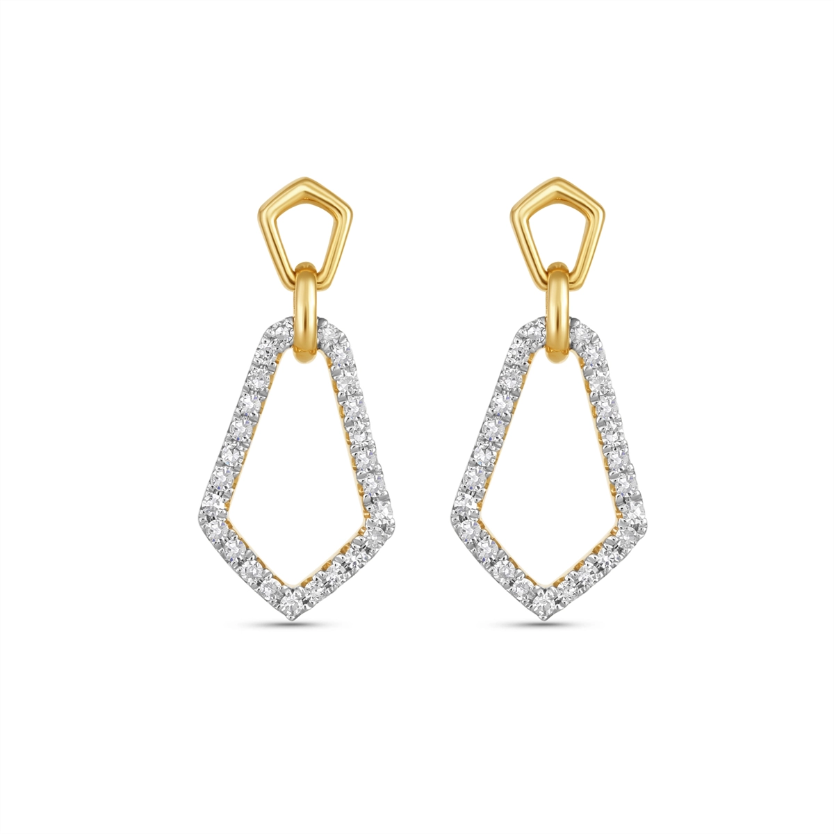 Earrings Earrings in Yellow Gold containing Diamond 463460