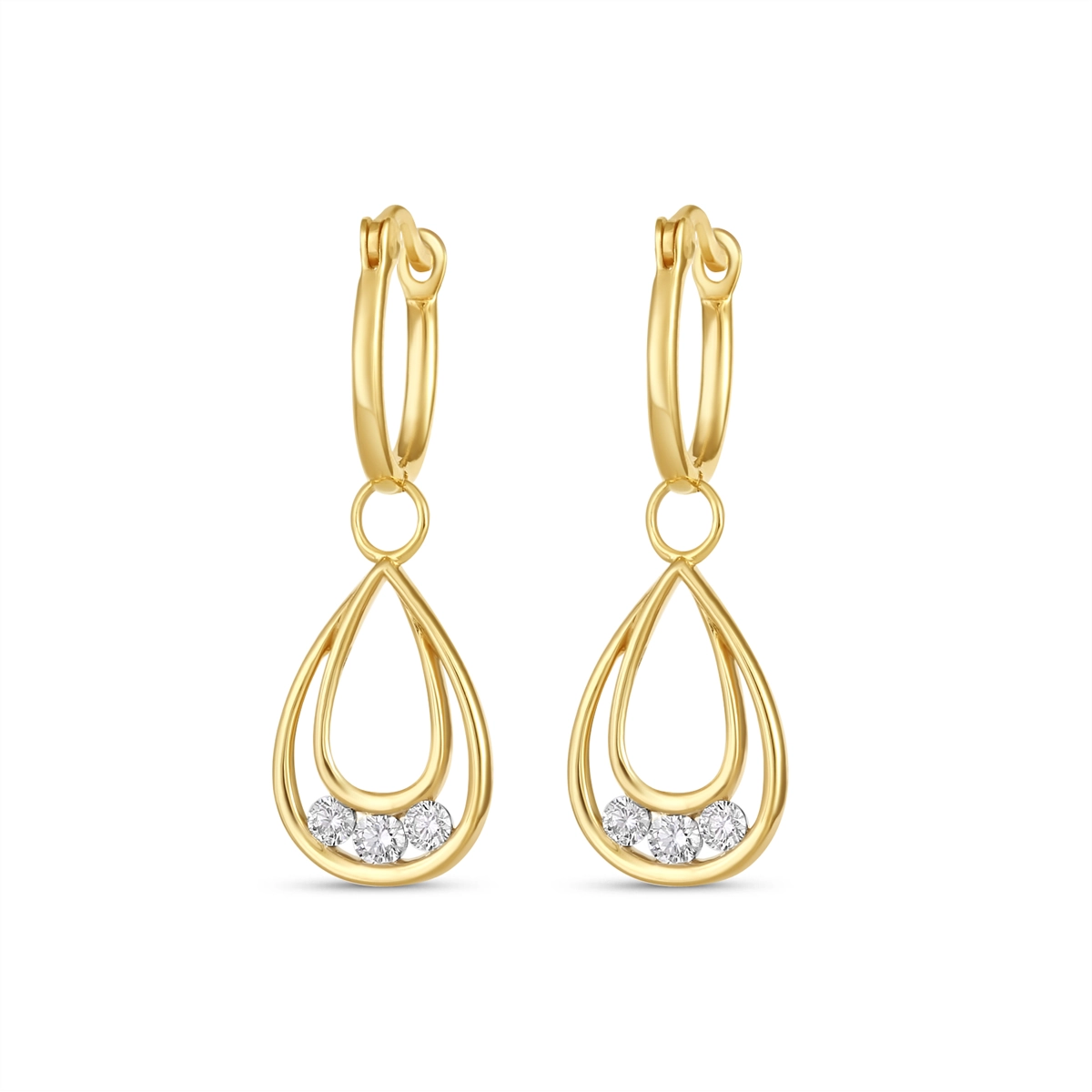 Earrings Earrings in Yellow Gold containing Diamond 463462