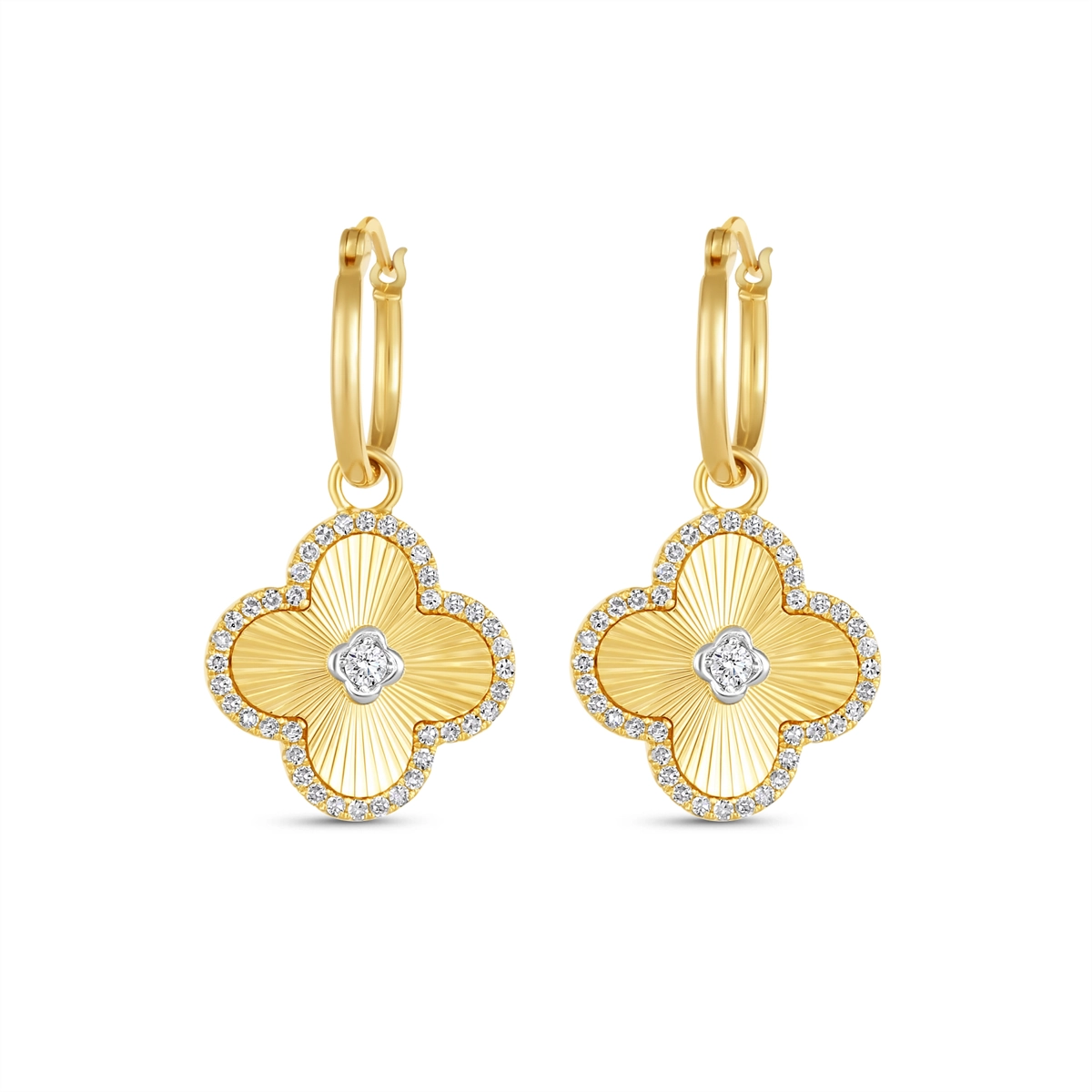 Earrings Earrings in Yellow Gold containing Diamond 463465