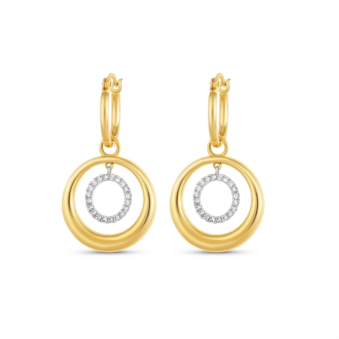 Earrings Earrings in Mixed Metals containing Diamond 463468