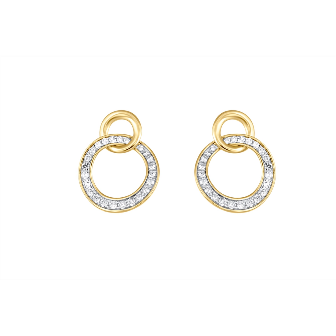 Earrings Earrings in Mixed Metals containing Diamond 463470