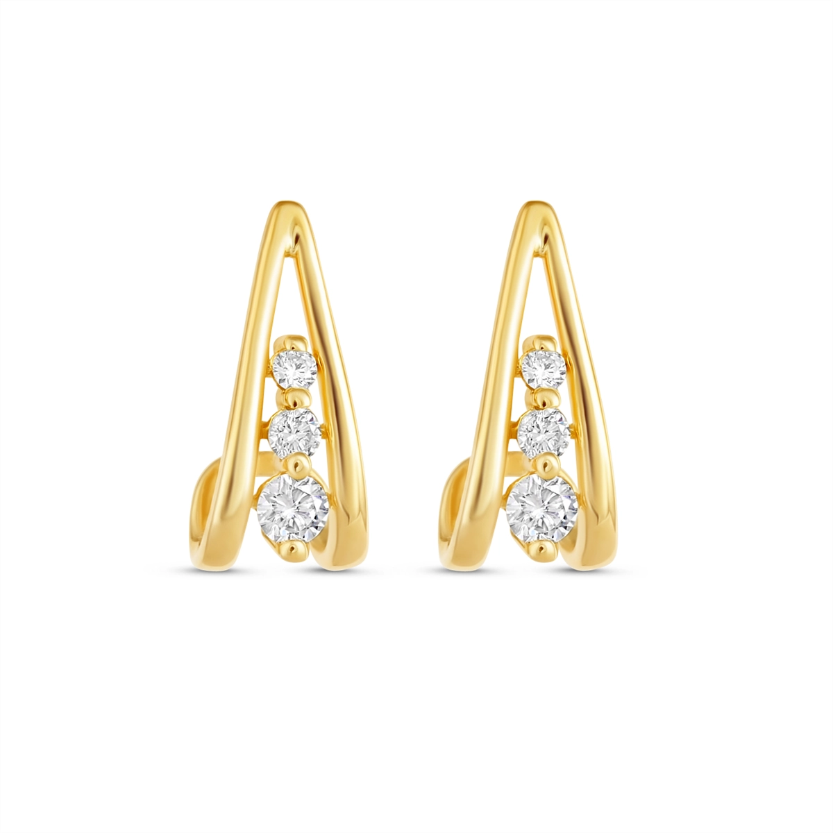 Earrings Earrings in Yellow Gold containing Diamond 463473