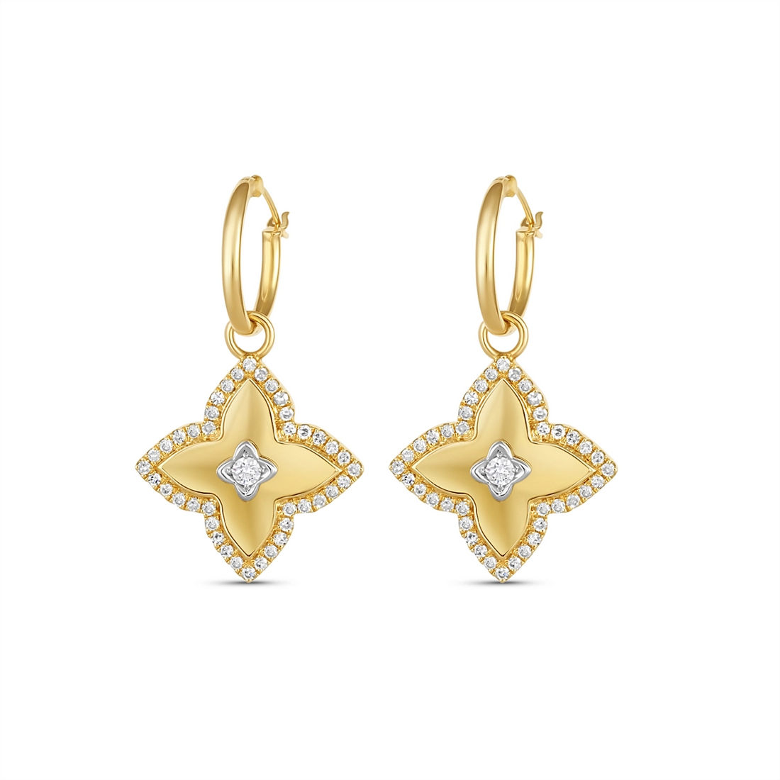 Earrings Earrings in Yellow Gold containing Diamond 463474