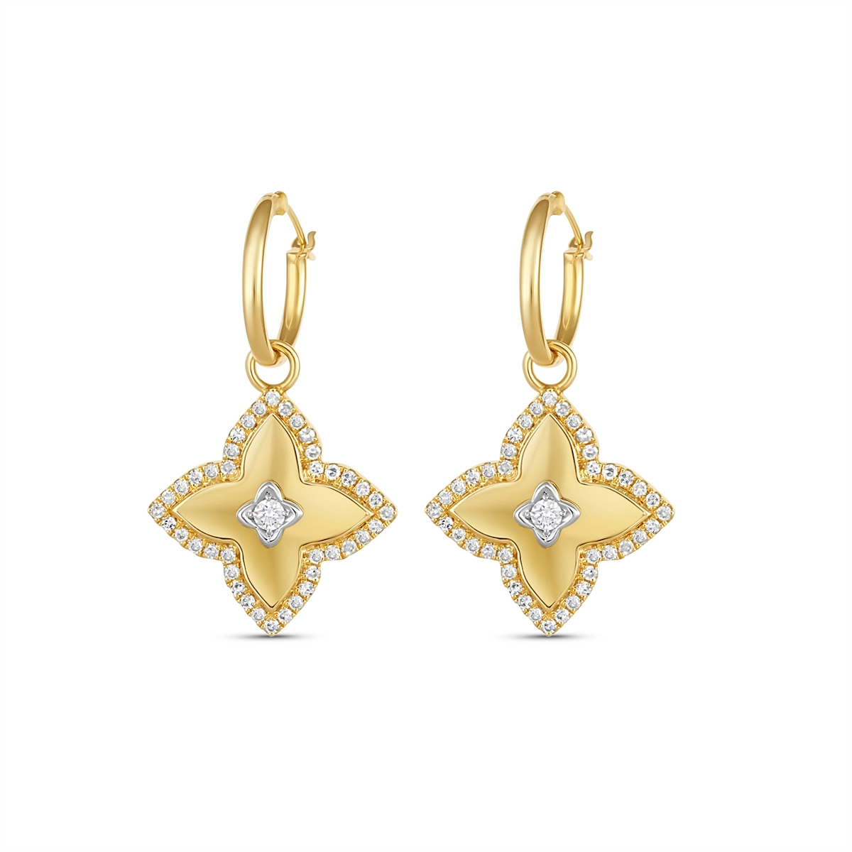 Earrings Earrings in Yellow Gold containing Diamond 463474