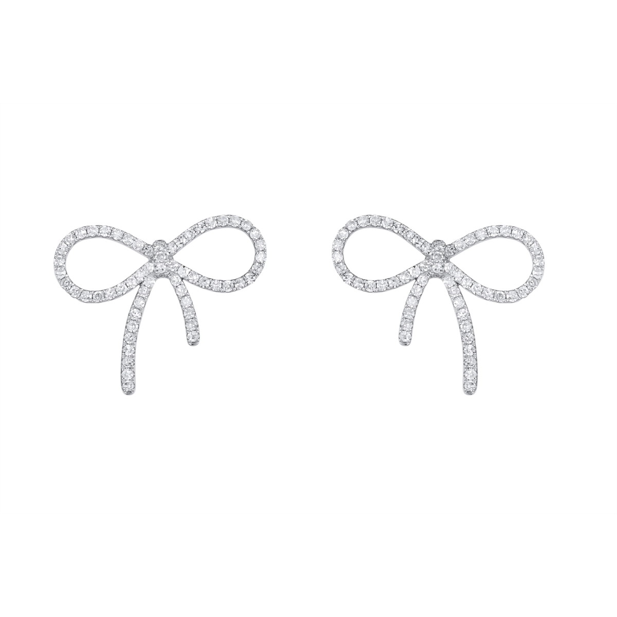 Earrings Earrings in Platinum/Palladium containing Diamond 463478