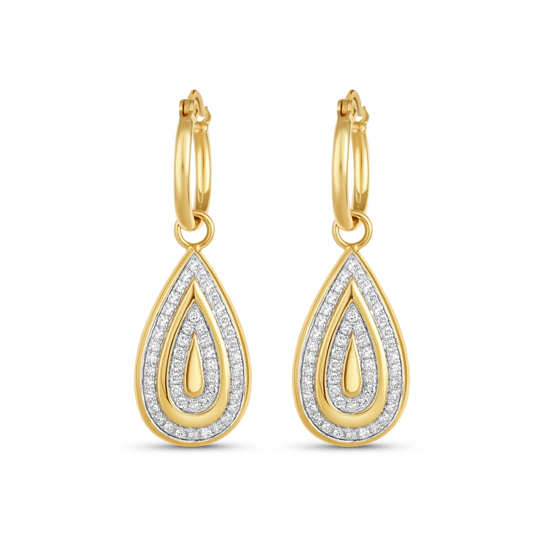Earrings Earrings in Yellow Gold containing Diamond 463482