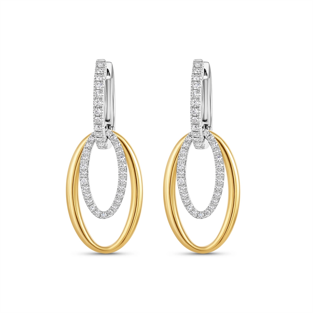 Earrings Earrings in Mixed Metals containing Diamond 463483