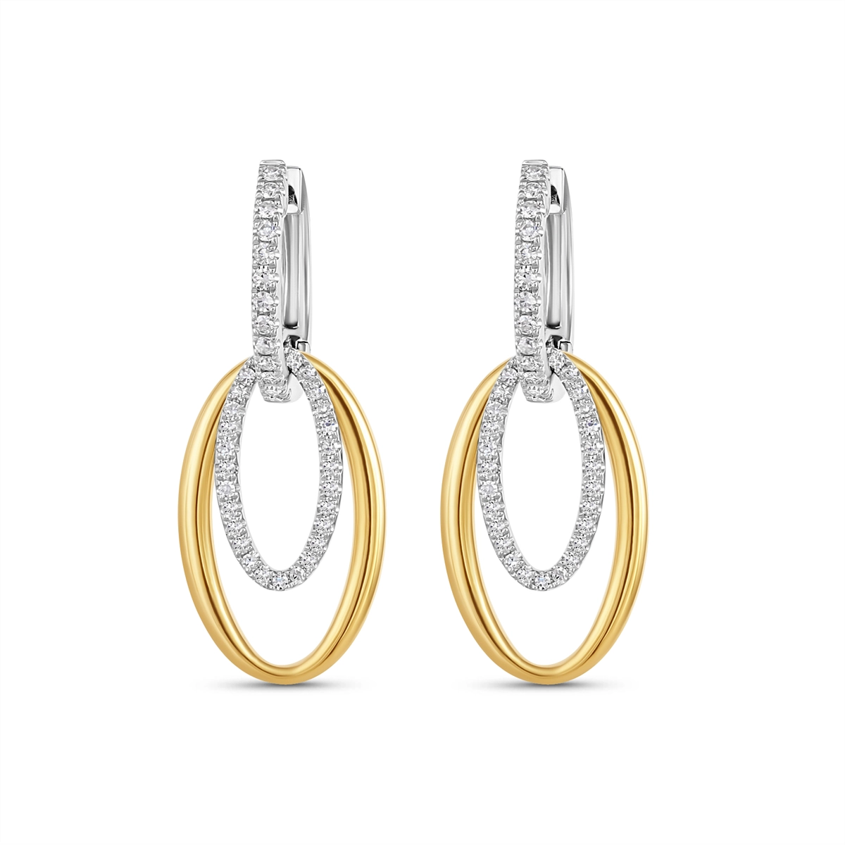 Earrings Earrings in Mixed Metals containing Diamond 463483