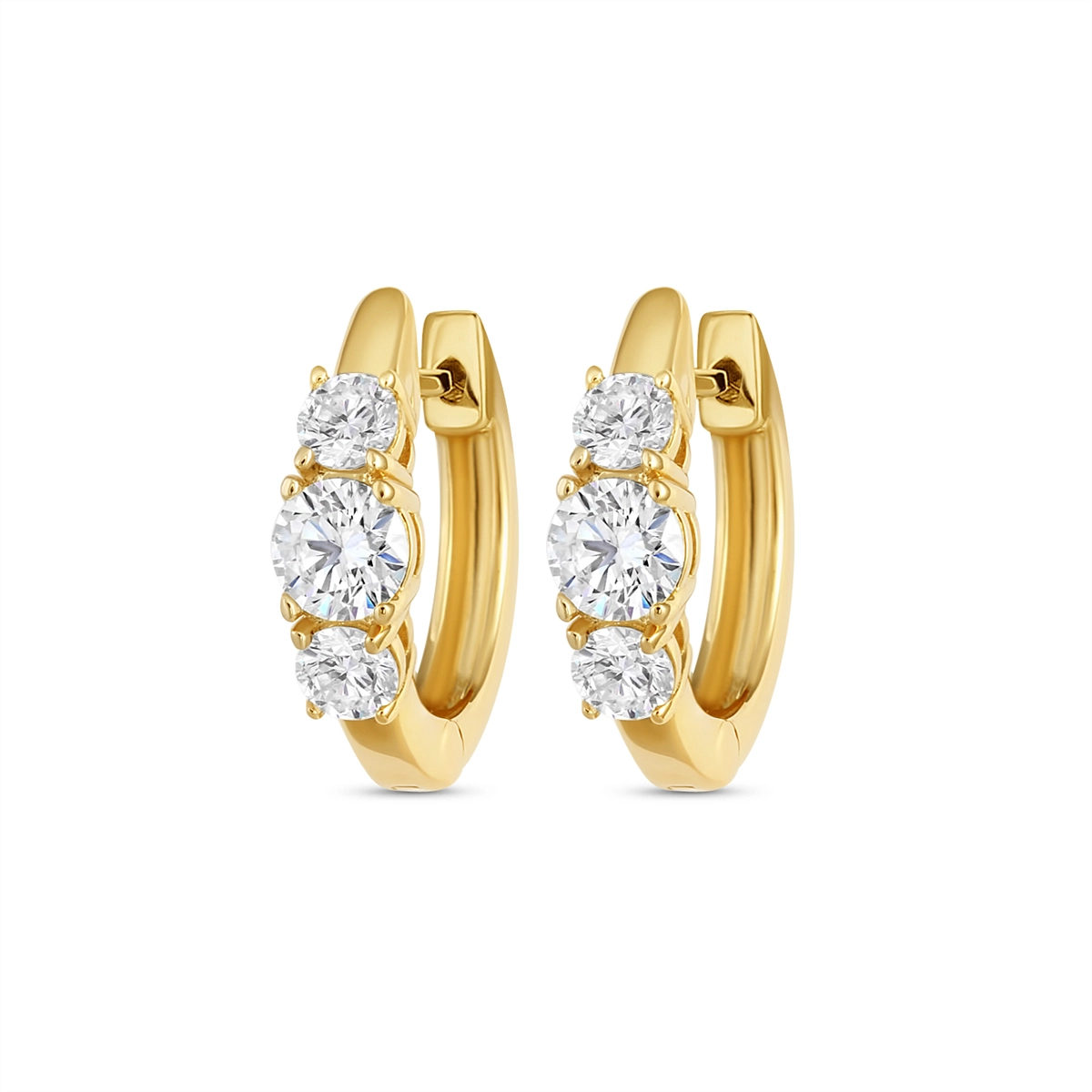 Earrings Earrings in Yellow Gold containing Diamond 463487