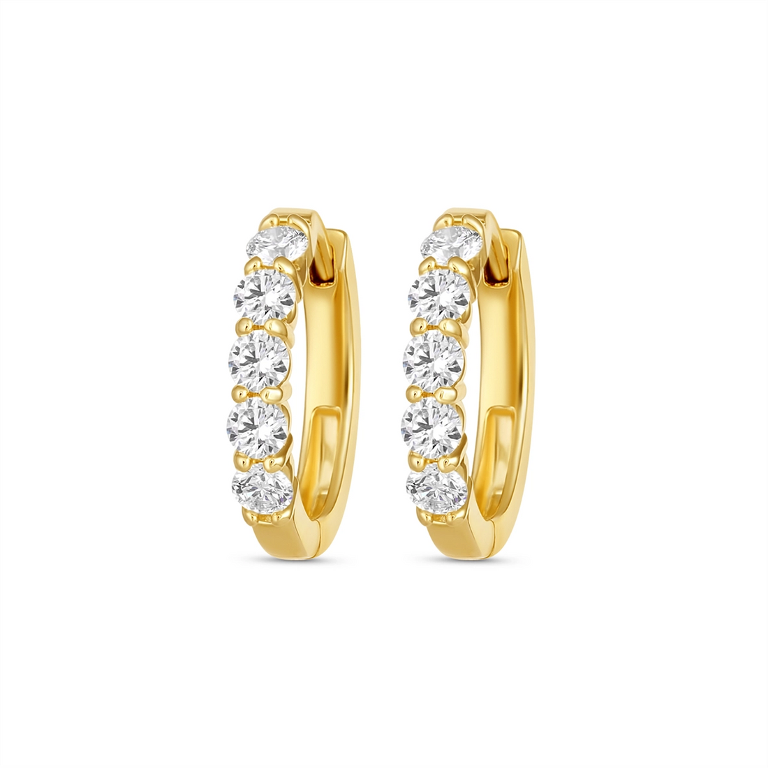 Earrings Earrings in Yellow Gold containing Diamond 463494