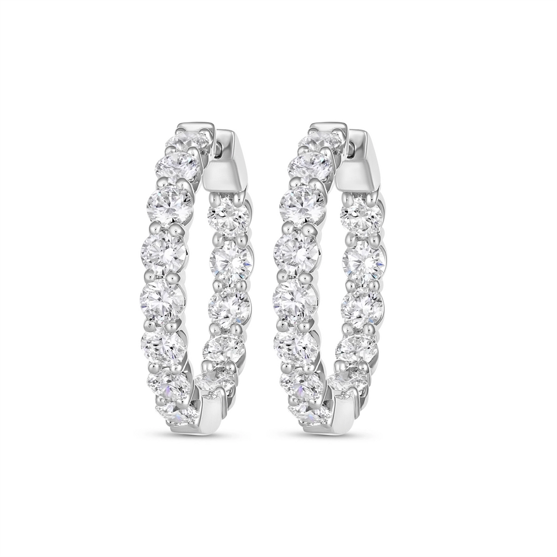 Earrings Earrings in White Gold containing Diamond 463495
