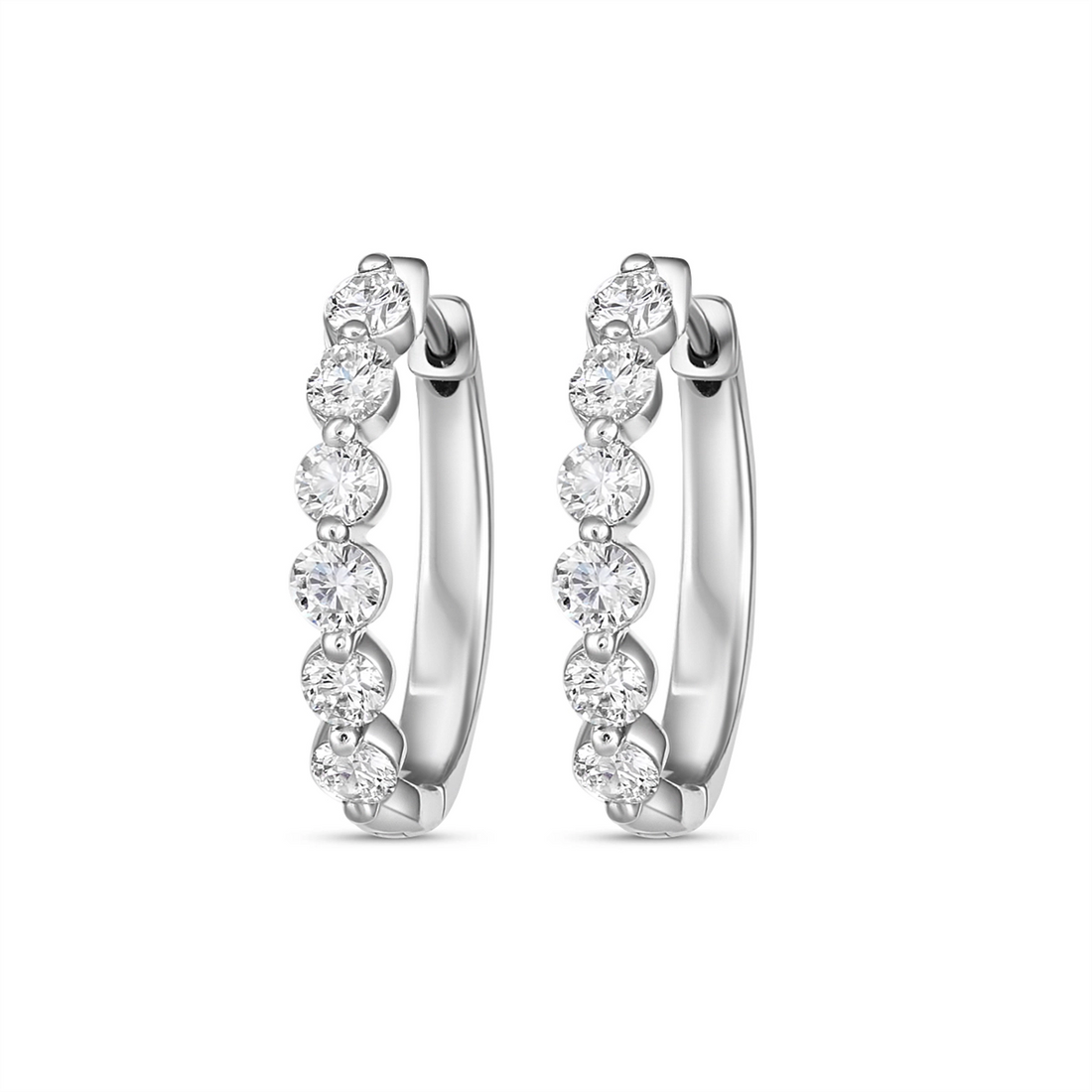 Earrings Earrings in White Gold containing Diamond 463496