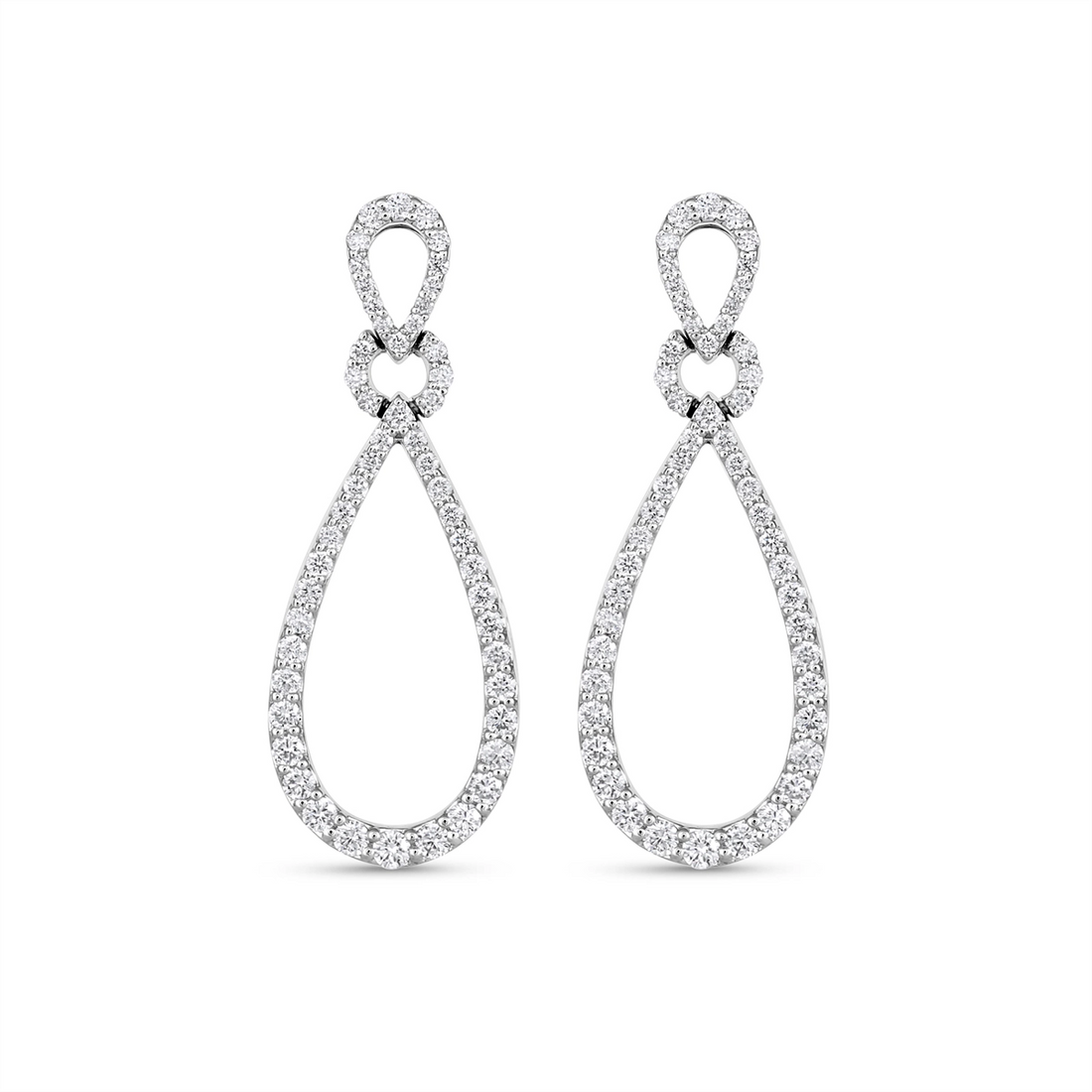 Earrings Earrings in White Gold containing Diamond 463501