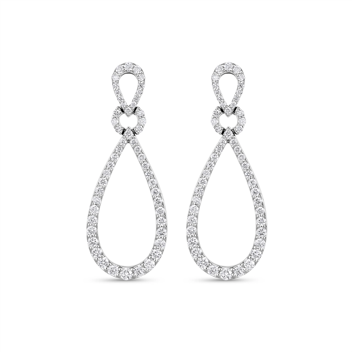 Earrings Earrings in White Gold containing Diamond 463501