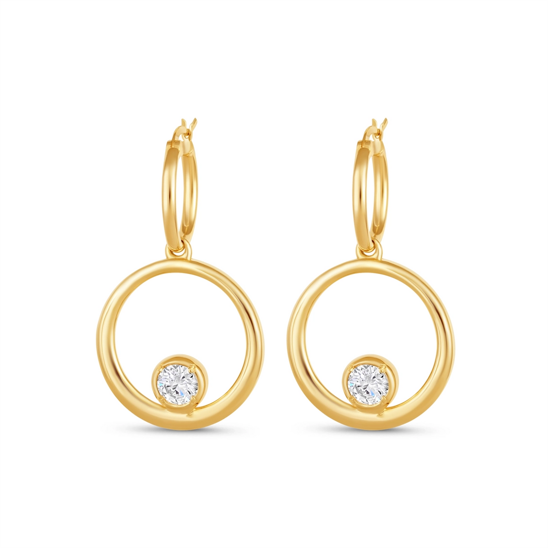 Earrings Earrings in Yellow Gold containing Diamond 463508