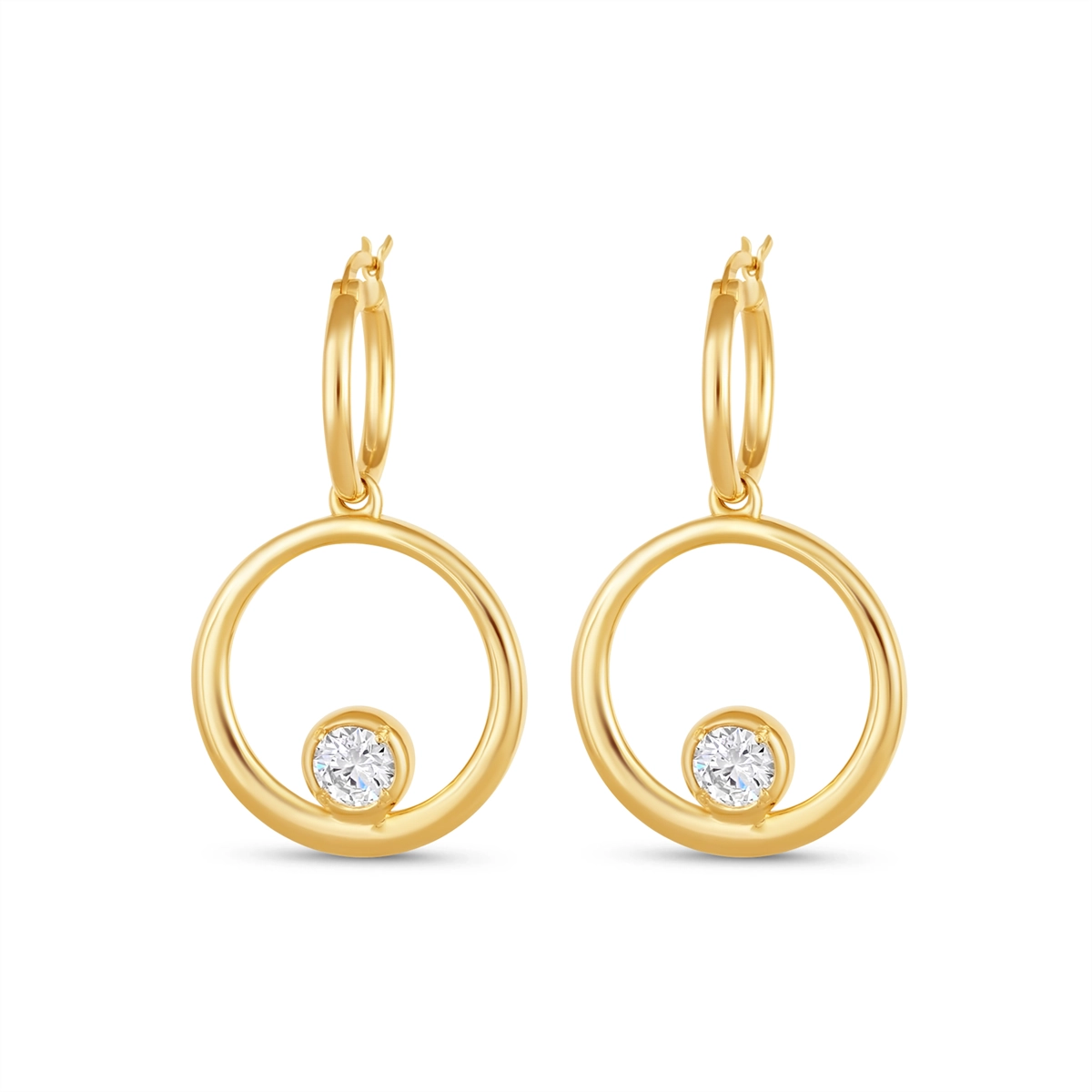 Earrings Earrings in Yellow Gold containing Diamond 463508