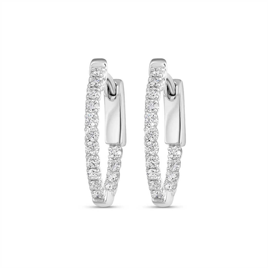 Earrings Earrings in White Gold containing Diamond 463512
