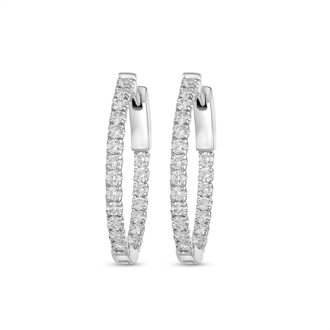 Earrings Earrings in White Gold containing Diamond 463514